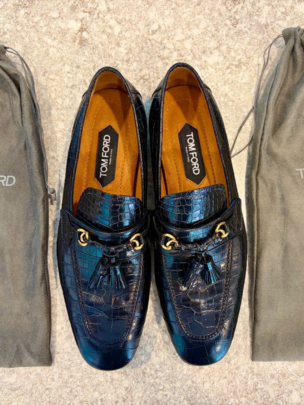 Tom Ford Men's Shoes - Black Leather - Made in Italy